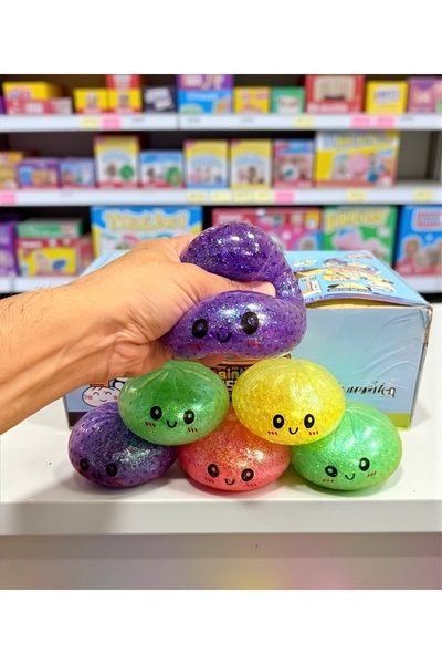 tmtoysandmore Işıklı Yeni Serii Dumpling Squishy Simli Model Büyük Boy Çin Ma...