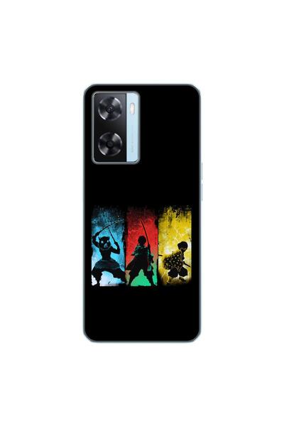 OEM Husa compatibila cu Oppo A57s Silicon Gel Tpu Model Demon Slayer Team