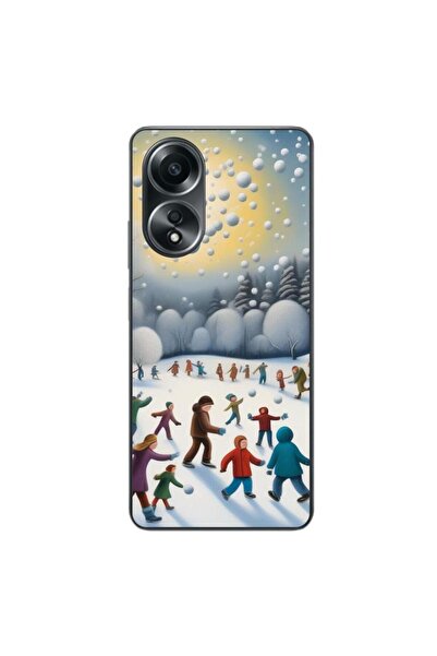 OEM Θήκη συμβατή με Oppo A58 4G από σιλικόνη gel TPU με σχέδιο Παιδιά που παί...