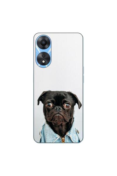 OEM Husa compatibila cu Oppo A78 5G (CPH2483) Silicon Gel Tpu Model Pug Fashion