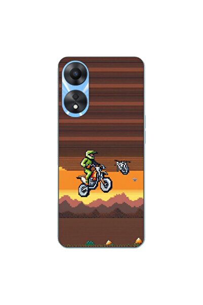 OEM Husa compatibila cu Oppo A78 5G (CPH2483) Silicon Gel Tpu Model Pixel Art...