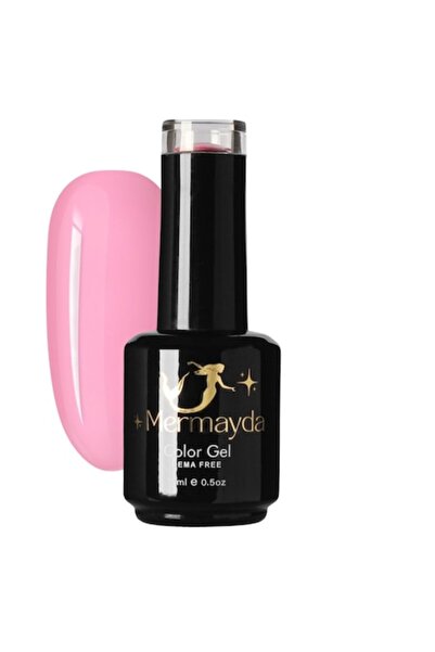 Mermayda Ojă semipermanentă, Fără HEMA, ColorGel Strawberry Cream, Roz coral,...