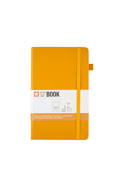 Sakura Dotted Notebook Japanese Kerria 13X21Cm 140Gr 80 Sheets Dotted Notebook