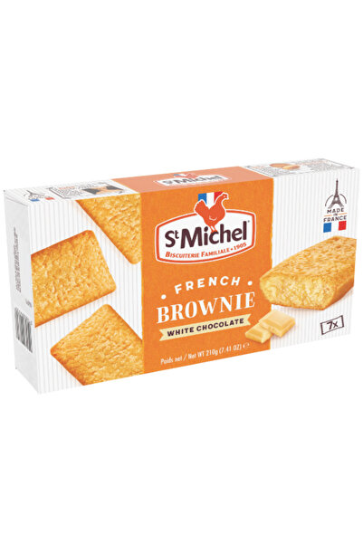 St Michel 7 قطع من براوني الشوكولاتة البيضاء 12×210 جرام