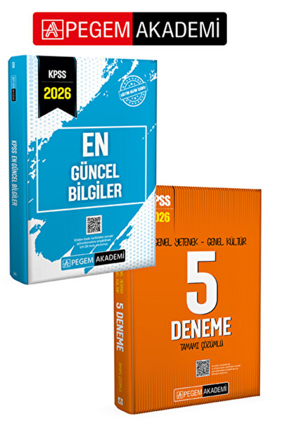Pegem Akademi Yayıncılık PEGEM AKADEMİ 2026 KPSS Genel Yetenek Genel Kültür T...