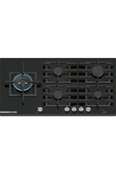 Bosch PRS9A6H40 Plită pe gaz 5 zone 90 cm Seria 8 Negru Cuarț