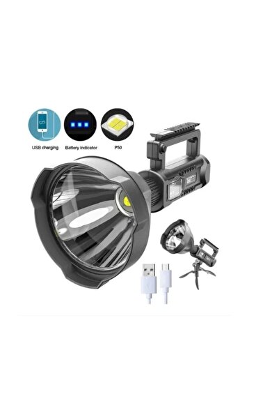 OEM Lanternă multifuncțională W5119, reîncărcabilă, încărcare USB, LED, 4 mod...