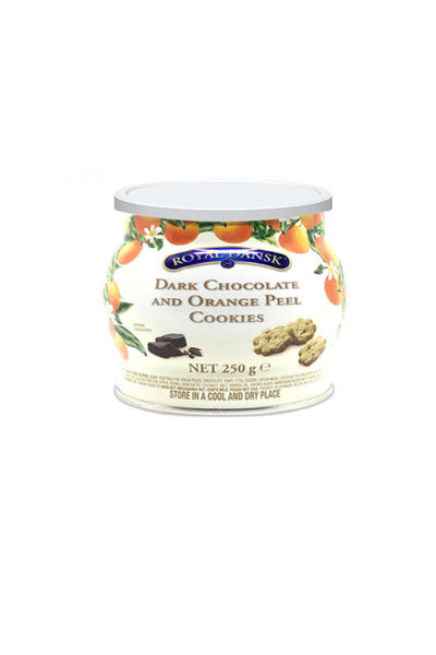 Royal Dansk RD DARK CHOC & ORANGE COKIE 12X250G