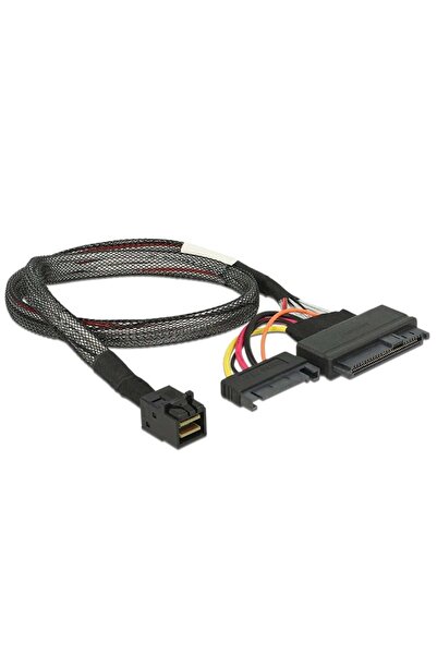 DELOCK Kabel SFF-8643 -> U.2 SFF-8639 + SATA 15Pin 0.50m