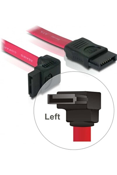 DELOCK Cablu SATA SATA -> SATA up St/St 0.30m rot