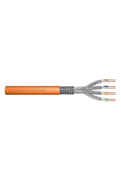 Digitus CAT.7 S/FTP Verlegekabel, simplex, 500m,orange