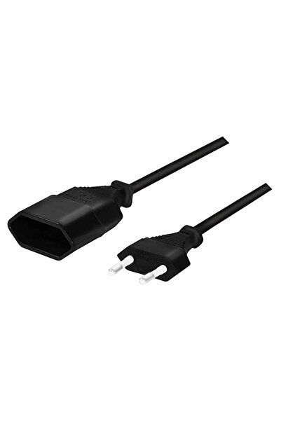 LogiLink Przed≈Çu≈ºacz kabla zasilajƒÖcego CP122 Euro CEE 7/16 czarny 1m