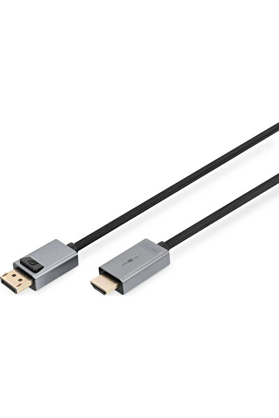 Digitus Cablu adaptor PREMIUM DisplayPort - HDMI 4K 30Hz DP/HDMI M/M 3m