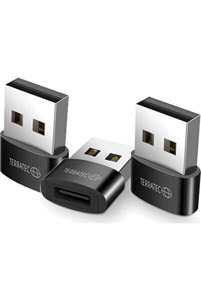 Terratec Adaptor Connect C20 Set USB-A la USB-C (3 bucăți)