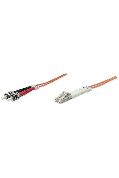 Intellinet LWL Anschlusskabel LC/ST 3M Multimode OM1 orange