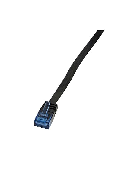 LogiLink CF2113U - Cablu patch Cat.6 U/UTP, d≈Ç. 20m, p≈Çaski, SlimLine, negru