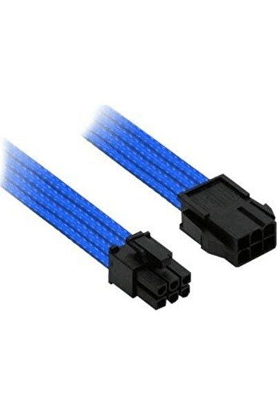 Nanoxia Cablu prelungitor PCI-E cu 6 pini, 30 cm, albastru