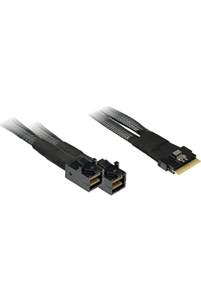Inter-Tech Kabel SFF 8654-8x - SFF 8643-2x 0,75m