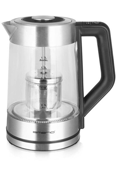 Emerio Czajnik Emerio, 1,7L, corp din sticlă, filtru din oțel inoxidabil