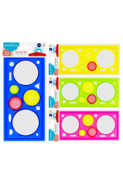 Starpak Spirograf - set de șabloane cerculare colorate