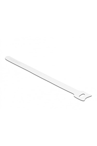 DELOCK Klett-Kabelbinder L 200 x L 12 mm, albi, 10 bucăți