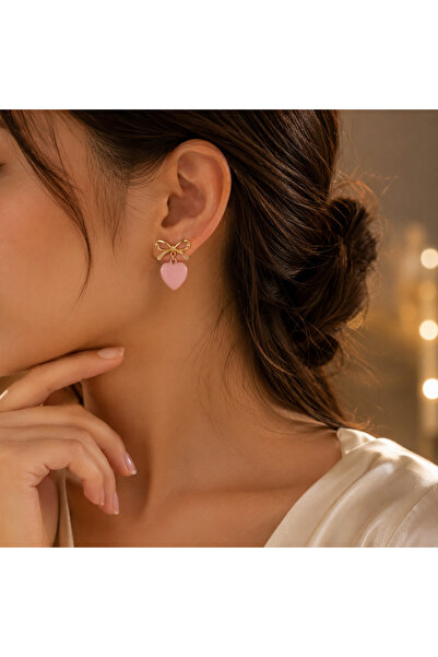Fashion Jewellery Zarif Kalpli Fiyonklu Küpe