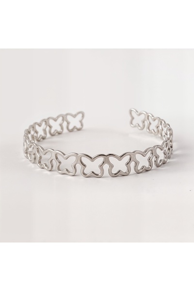 Oria Jewelry Brățară argint 925 butterfly bangle