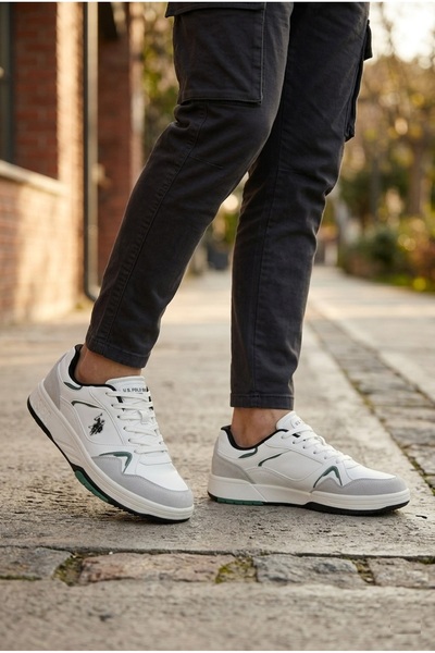U.S. Polo Assn. Flat Sole Comfort Comfortable Skin Men's Sneakers Sports Shoes