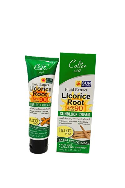 colier Fluid Extract Licorice Root Sunblock Cream SPF 90+