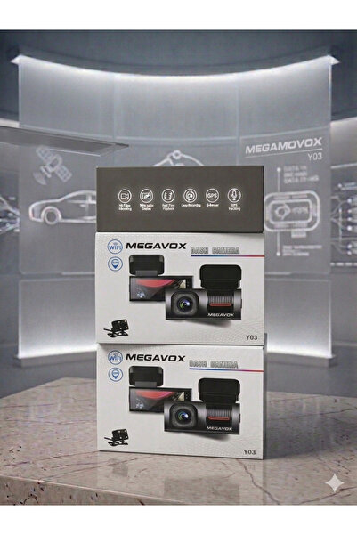 megavox Y-03 3.16" DVR Araç İçi Kamerası Lcd Ekranlı Gece Görüşlü 2 Kameralı ...
