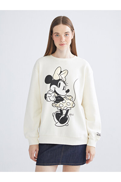 LC Waikiki Hanorac de damă supradimensionat cu imprimeu Minnie Mouse