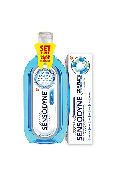 Sensodyne Protecție Completă + Apă de gură Mentă Răcoritoare 500ml