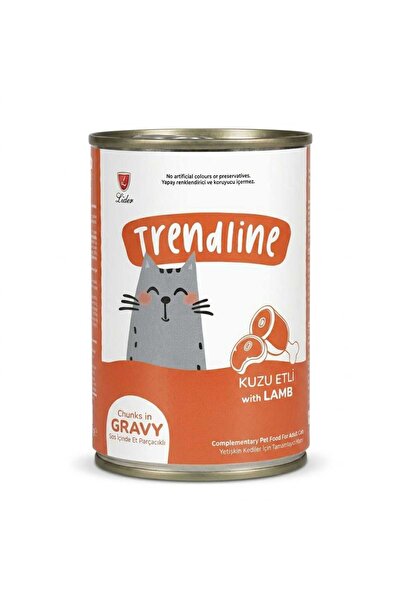 Trendline ‏ Trendline Wet Food for Adult Cats Lamb in Broth 400g