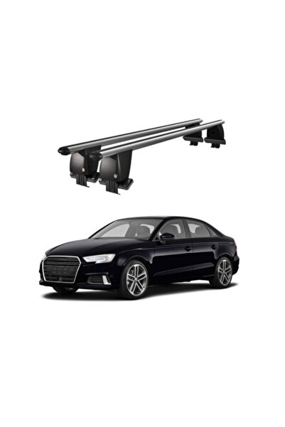OEM Aluminum car trunk crossbars compatible with smooth roof Audi A3 S3 8V Se...
