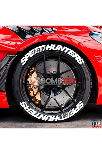bombtire Speedhunters Motorcycle and Car Tire Lettering Sticker 2.5 cm (Made ...