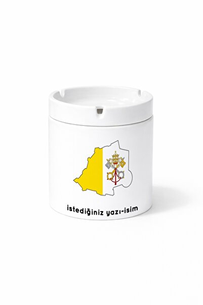 Kirbi Reklam كوب سحري من البورسلين مطبوع على الوجهين بتصميم علم الفاتيكان