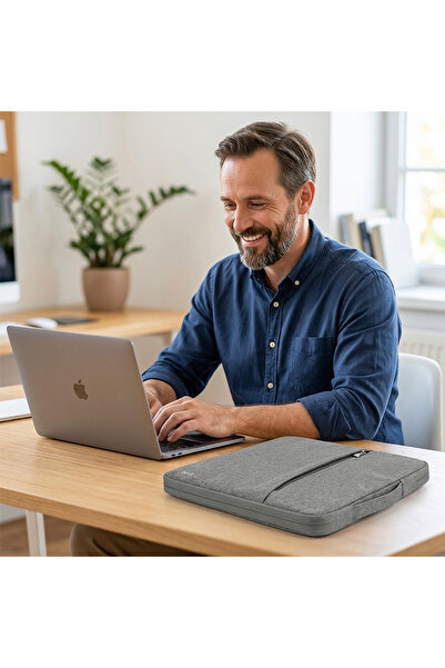 Primo Plus Padded Laptop Bag - Scratch-Resistant with Dual Zipper and Externa...