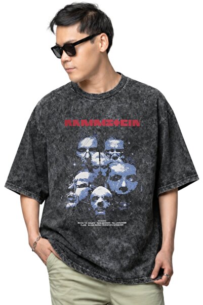SEVBANO Rammstein rok metal muzički bend, unisex majica sa štampanim motivom,...
