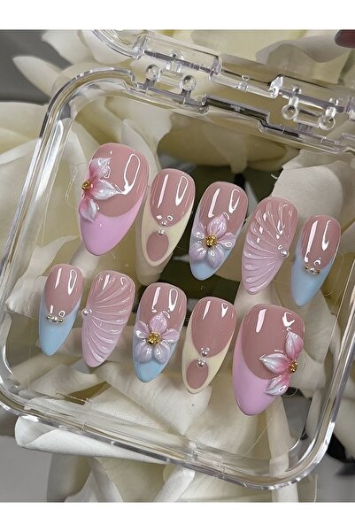 Violet nails Çiçek tırnak