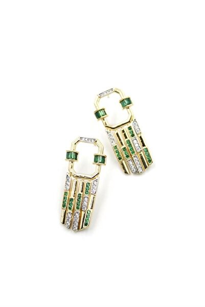 atastore2017 Jewelled Earrings - Green