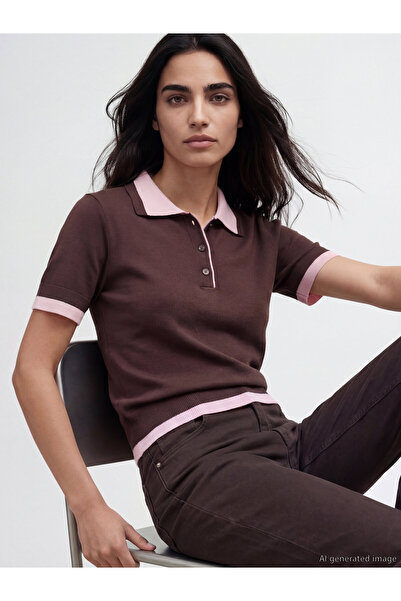 LC Waikiki Polo Collar Women's Knitwear Sweater