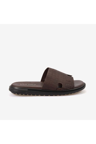 KEMAL TANCA Erkek Kauçuk Tabanlı Comfort Günlük Terlik 110