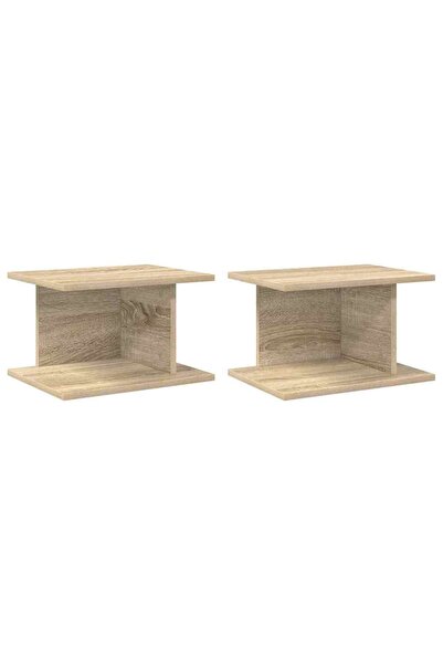 vidaxl Noptieră 2 pcs Stejar Sonoma 40 x 30 x 25 cm Lemn compozit