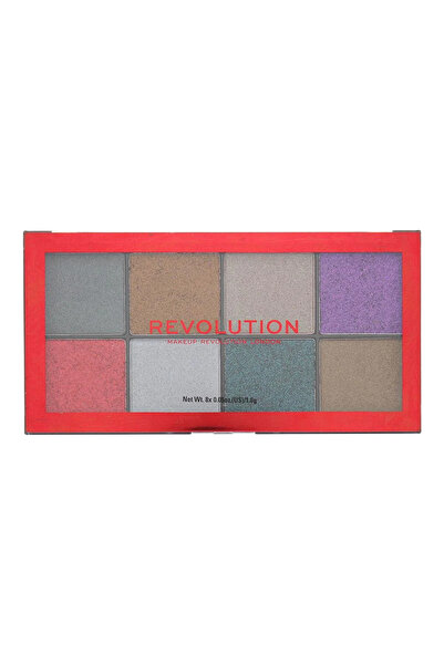 Makeup Revolution London Glitter Possessed, Paletă de Față, 8 Nuanțe, 12.8 g ...