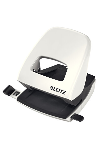 Leitz 30-hole perforator model 5008 metallic pearl white WOW