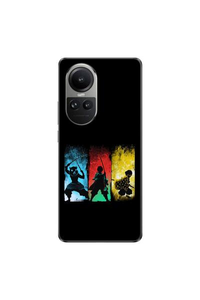 OEM Husa compatibila cu Oppo Reno10 5G Silicon Gel Tpu Model Demon Slayer Team