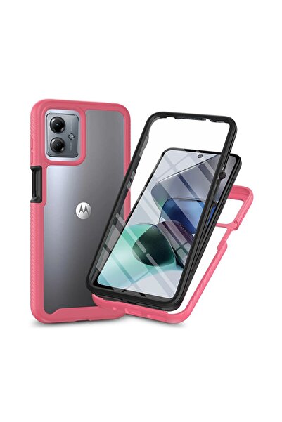 sscase 360 Degrees Coverage Σκληρή Θήκη Pink (Motorola Moto G54 5G)