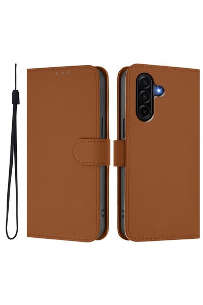 sscase Basic Θήκη Πορτοφόλι Brown (Samsung Galaxy A37 5G)