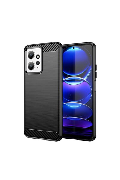 sscase Brushed Carbon Θήκη Σιλικόνης Black (Xiaomi Redmi Note 12 4G)