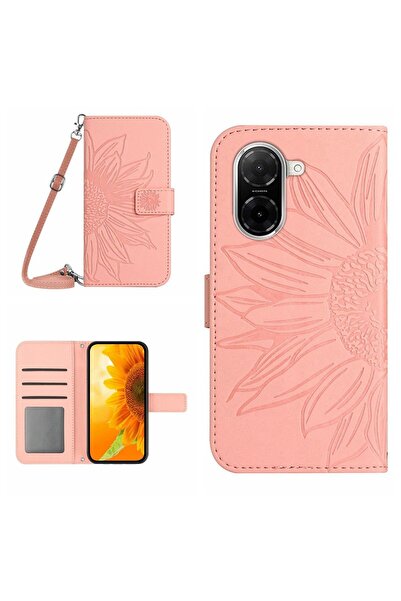 sscase Sun Flower Θήκη Πορτοφόλι Pink (Xiaomi Redmi A5 4G/Poco C71 4G)